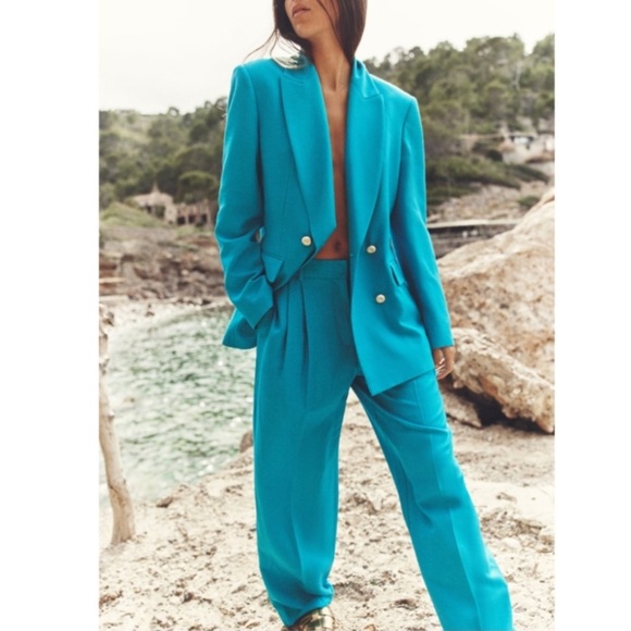 NWT ZARA 2 PCS MATCHING SET TUXEDO BLAZER AND PANTS
🚨firm price - Picture 9 of 15